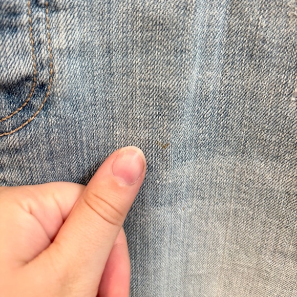 Women’s 14 Mossimo Light Wash Straight Denim Skirt - Picture 3 of 8